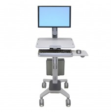 WorkFit-C, Single LD Sit-Stand Workstation (Mobile Desk)